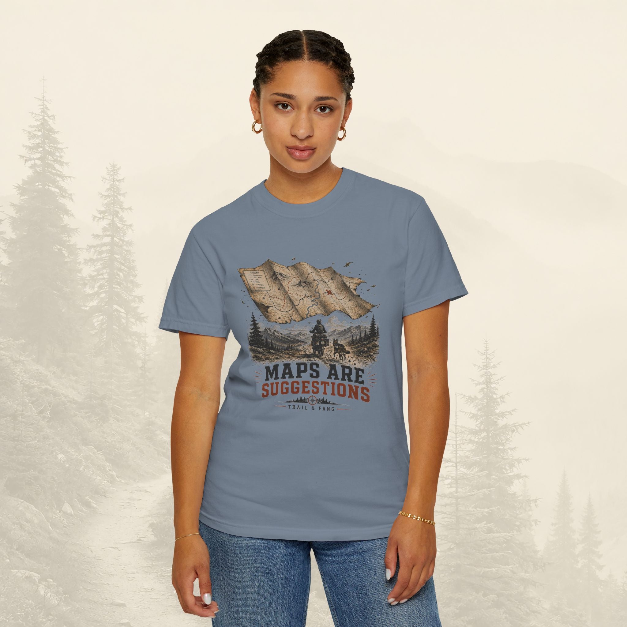 T-shirt « Les cartes sont des suggestions »
