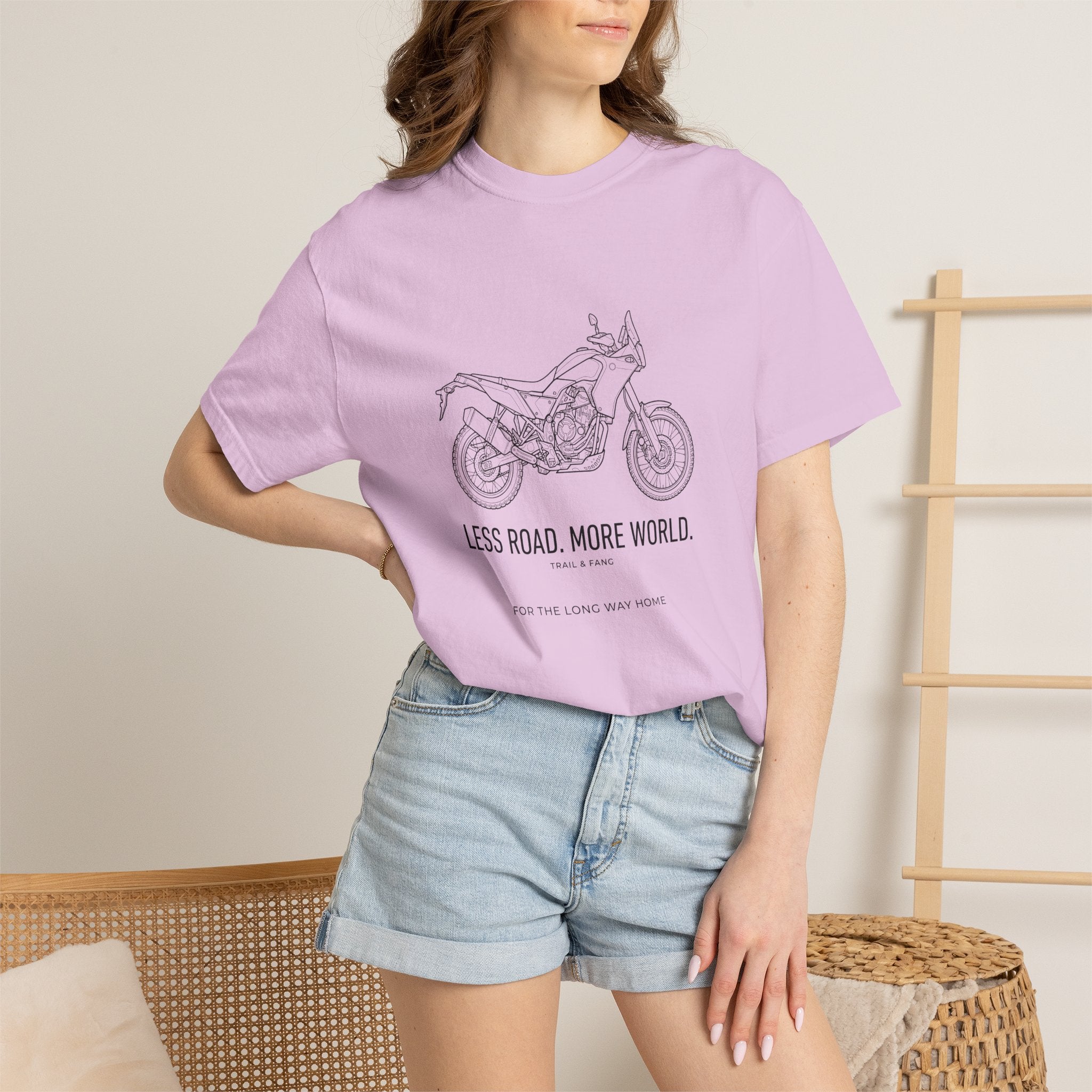Moins de Route Plus de Monde Moto Aventure T-shirt