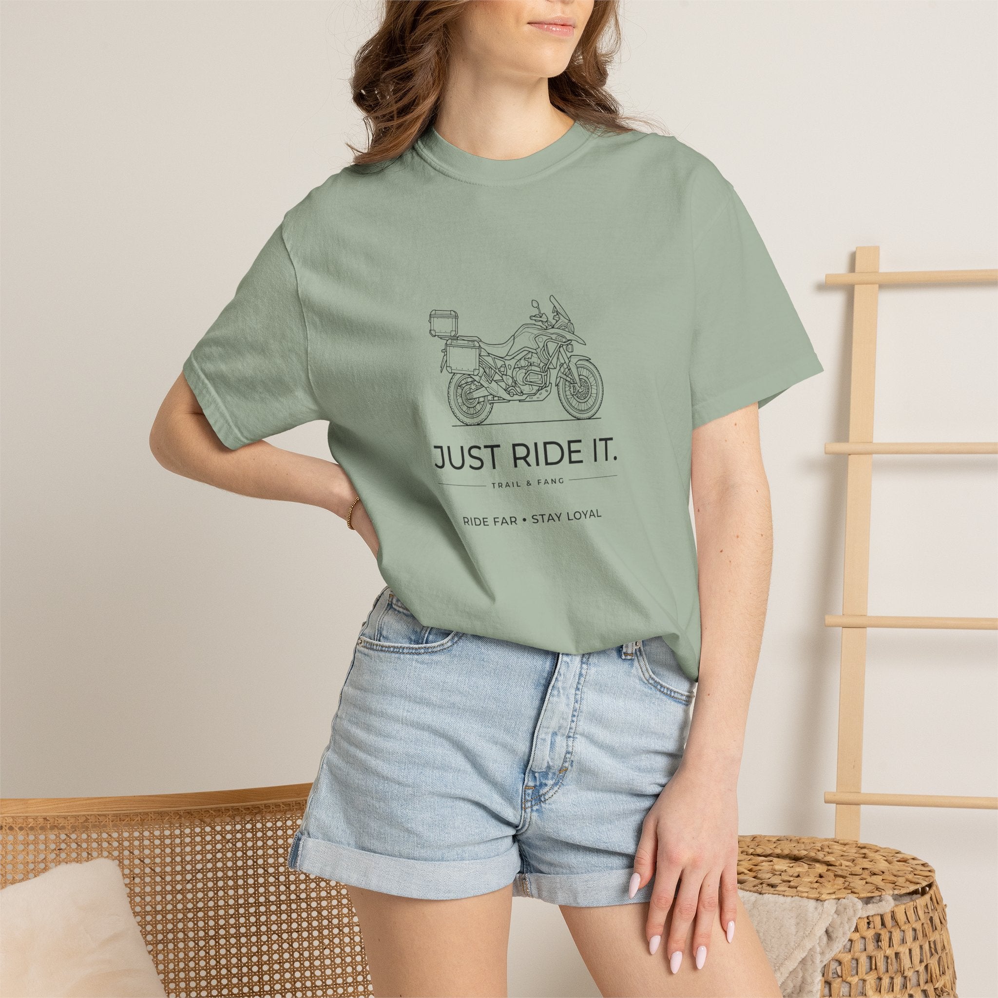T-shirt moto d'aventure Just Ride It