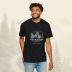 T-shirt « Les bonnes routes, ça se mérite »