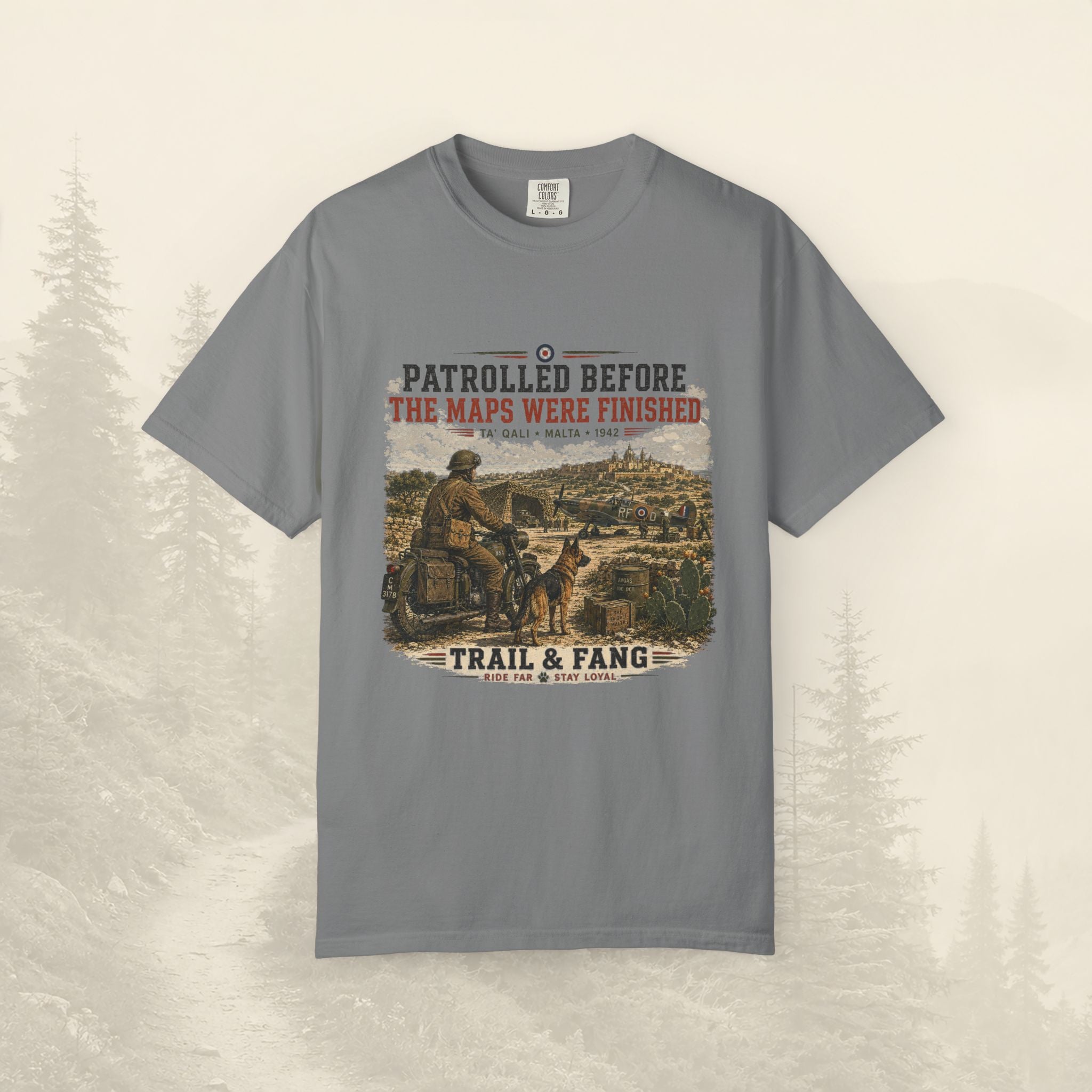 T-shirt "Patrouillé avant la fin des cartes"