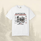 T-shirt « Pas de destination, juste des commandes »