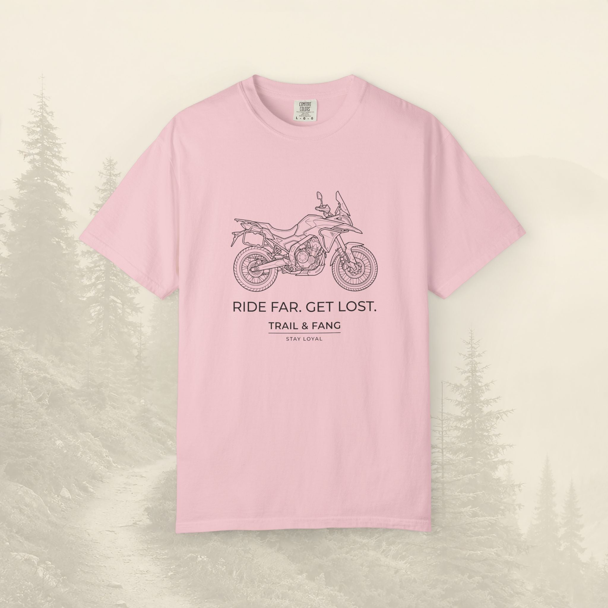 T-shirt moto Aventure Loin Perdu
