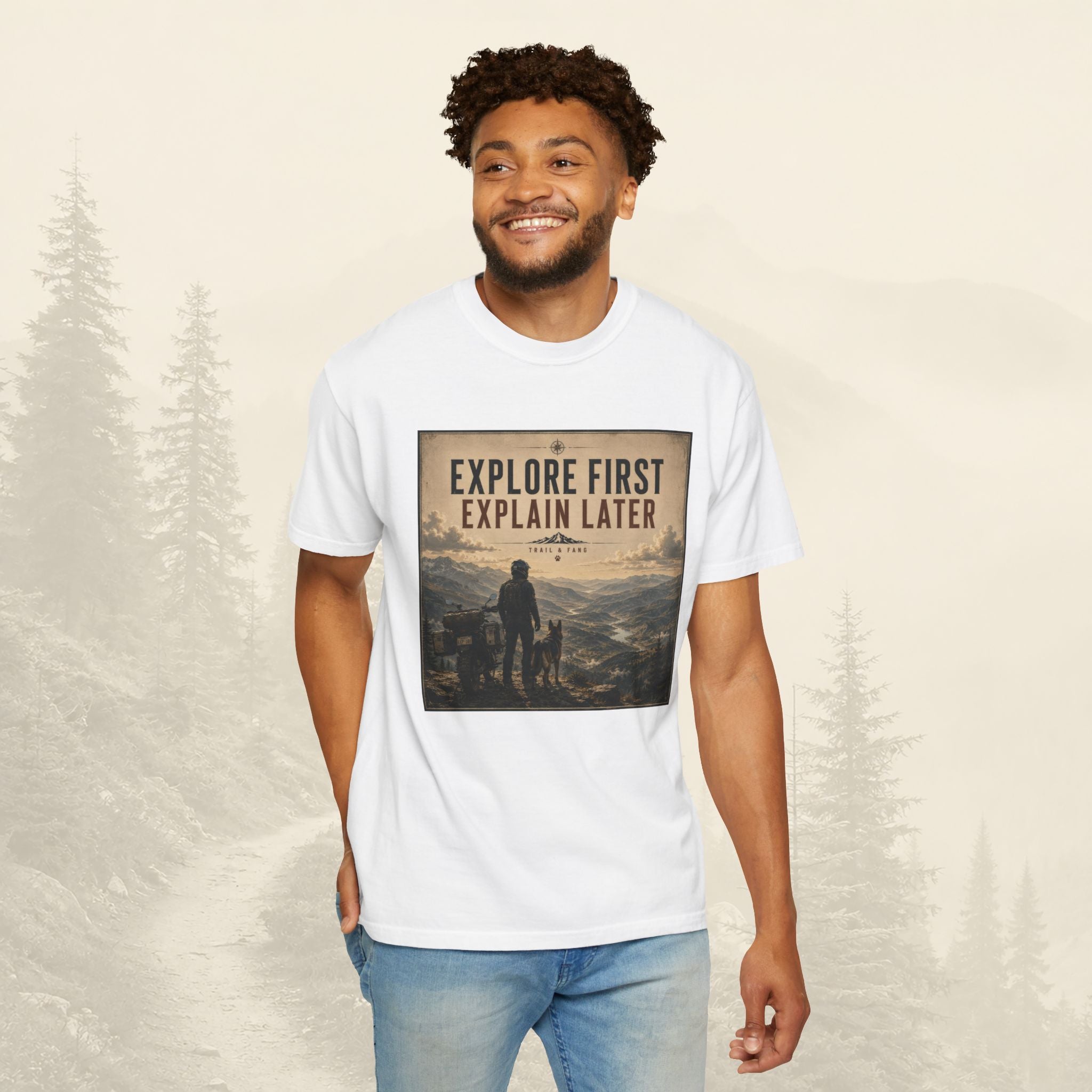 T-shirt « Explorez d'abord, expliquez ensuite »