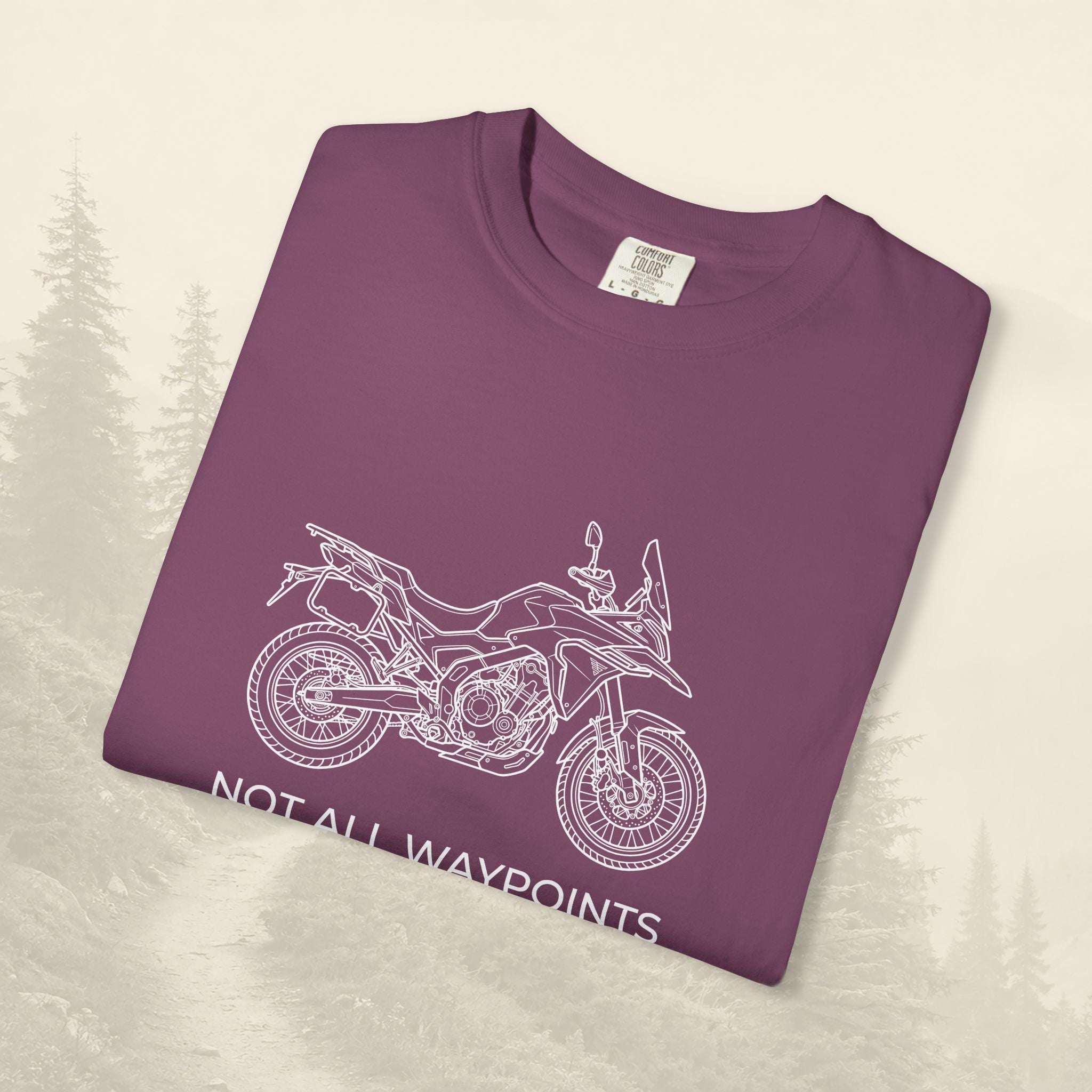 Tee-shirt « Tous les points de repère ne figurent pas sur la carte »