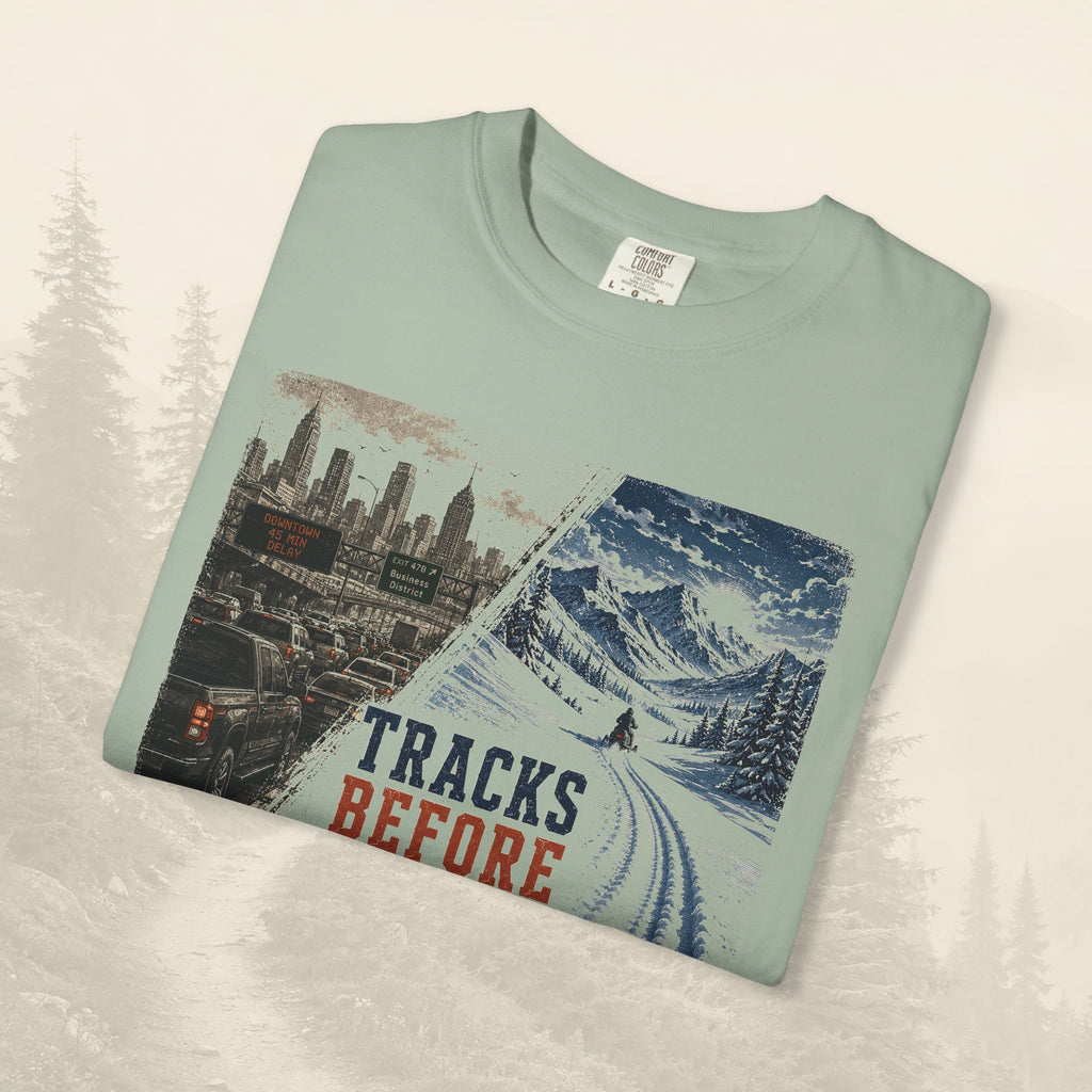 T-shirt "Tracks Before Traffic"