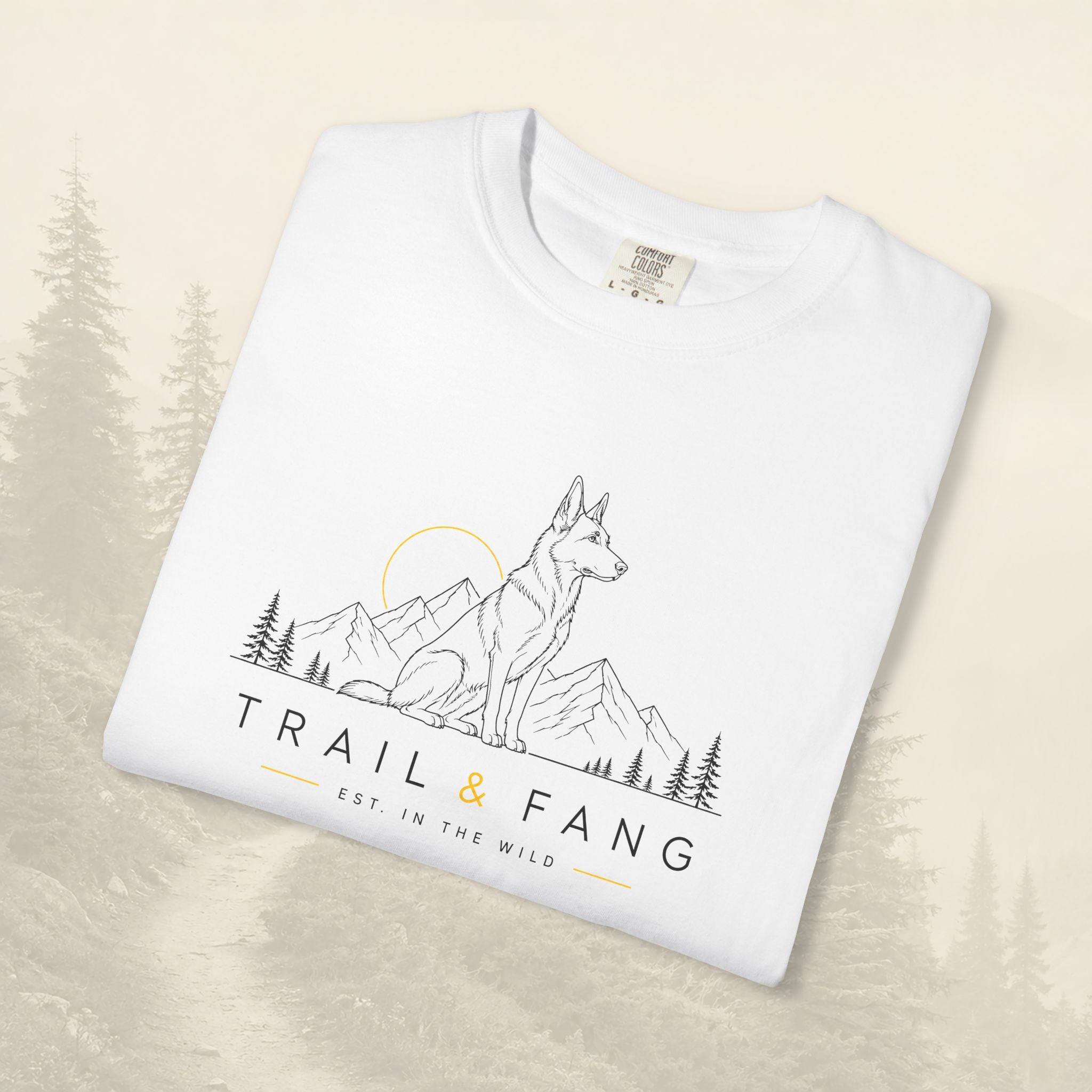 T-shirt minimaliste pour Berger allemand