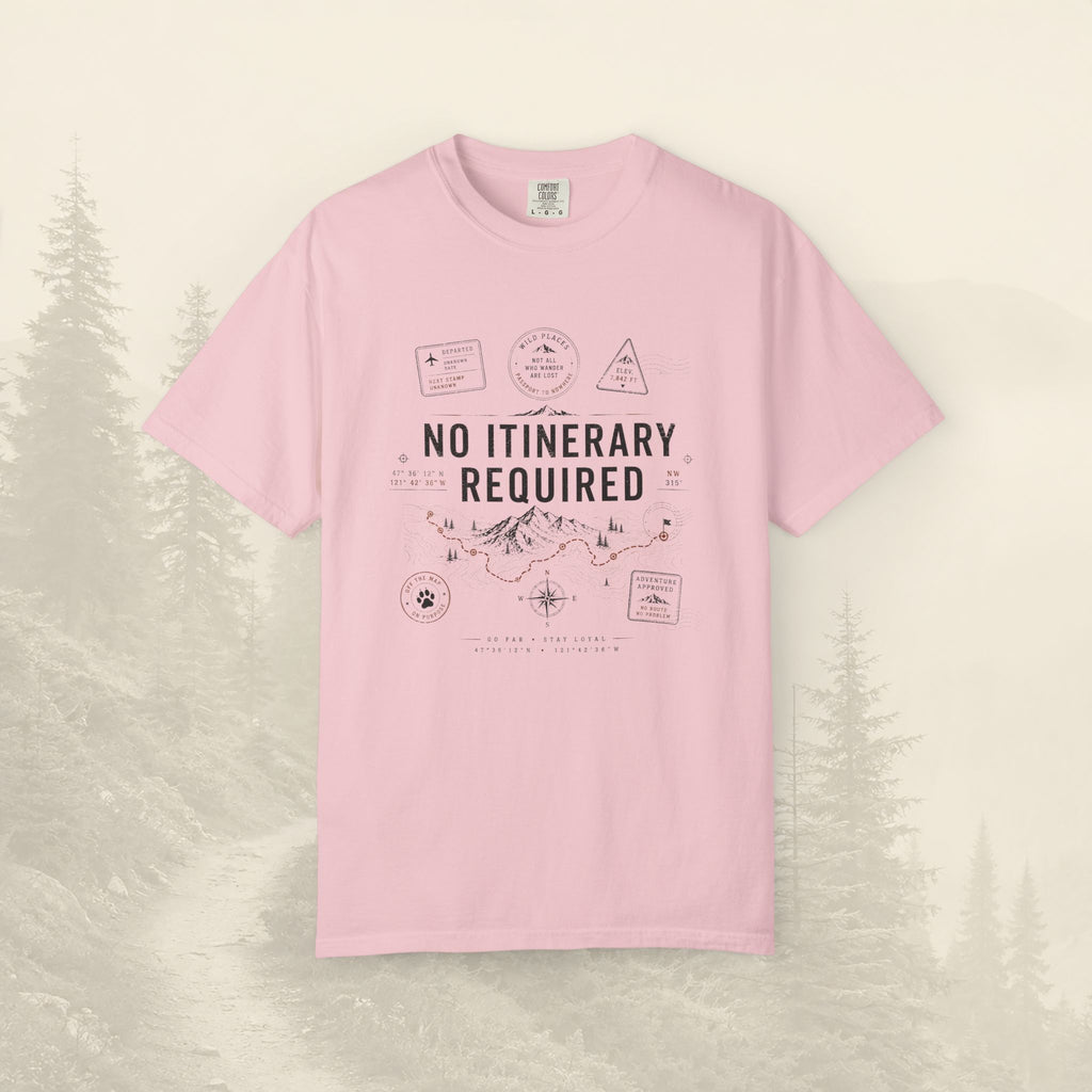 T-shirt « Pas d'itinéraire requis »
