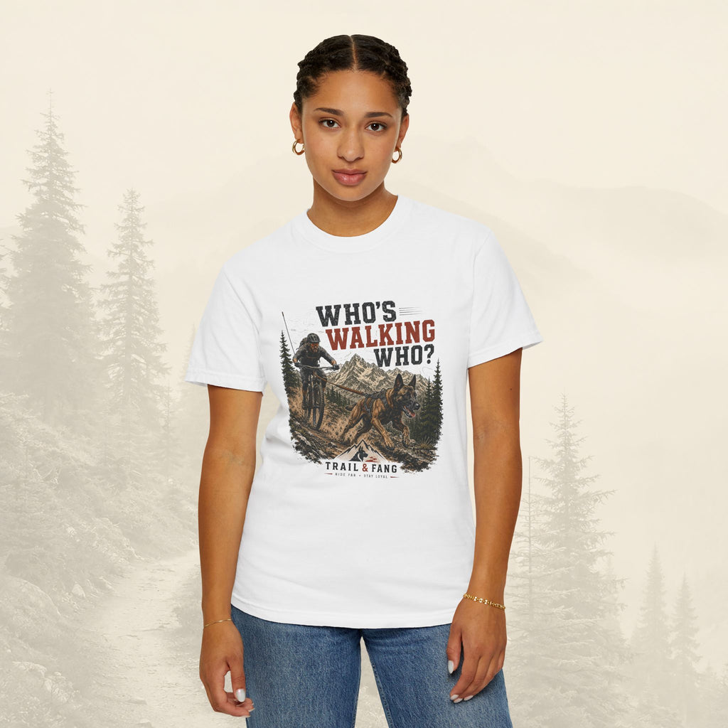 T-shirt Qui marche qui