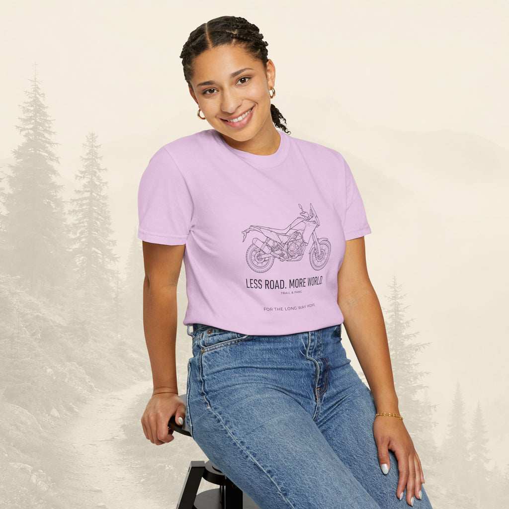 Moins de Route Plus de Monde Moto Aventure T-shirt