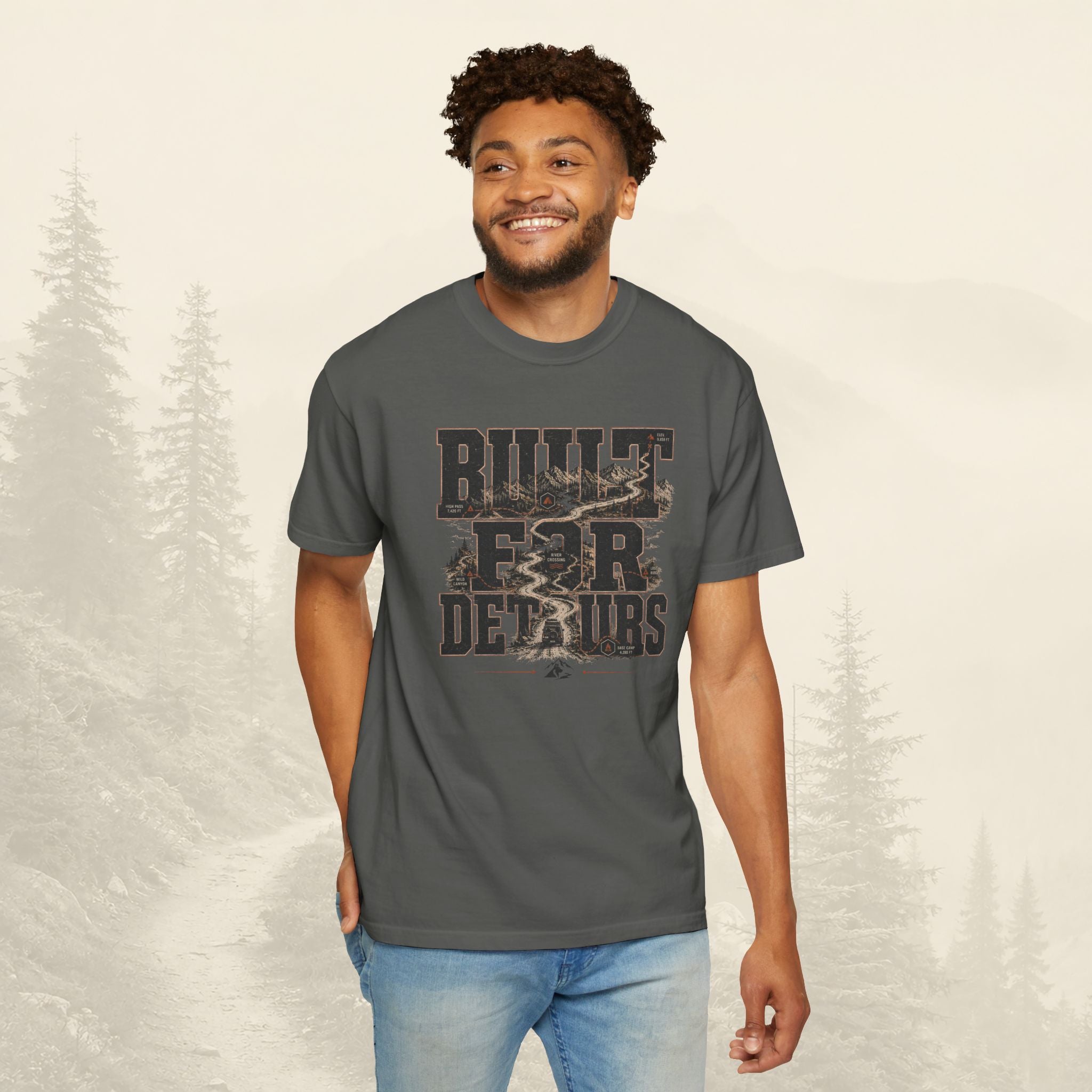 T-shirt Conçu Pour Les Détours