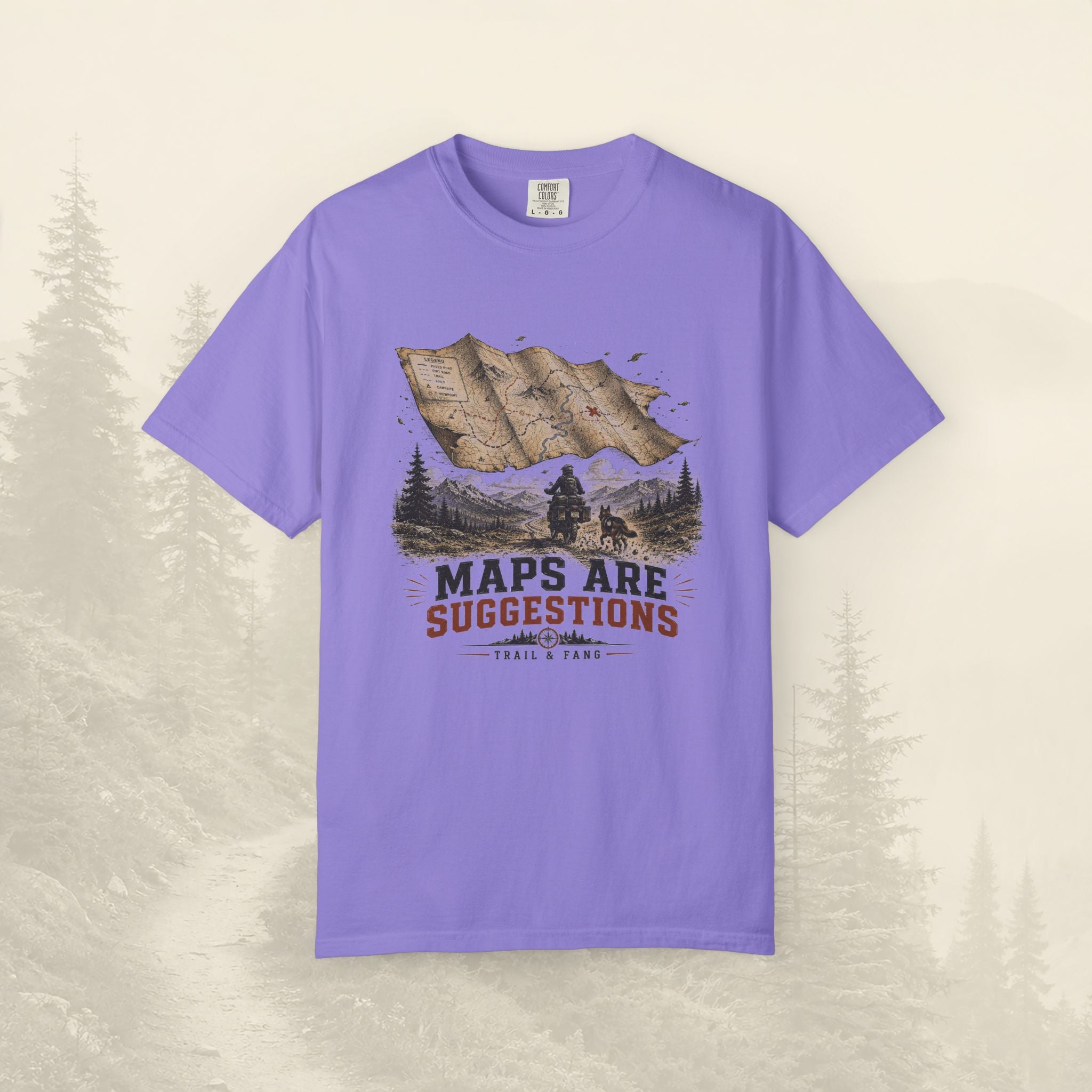 T-shirt « Les cartes sont des suggestions »
