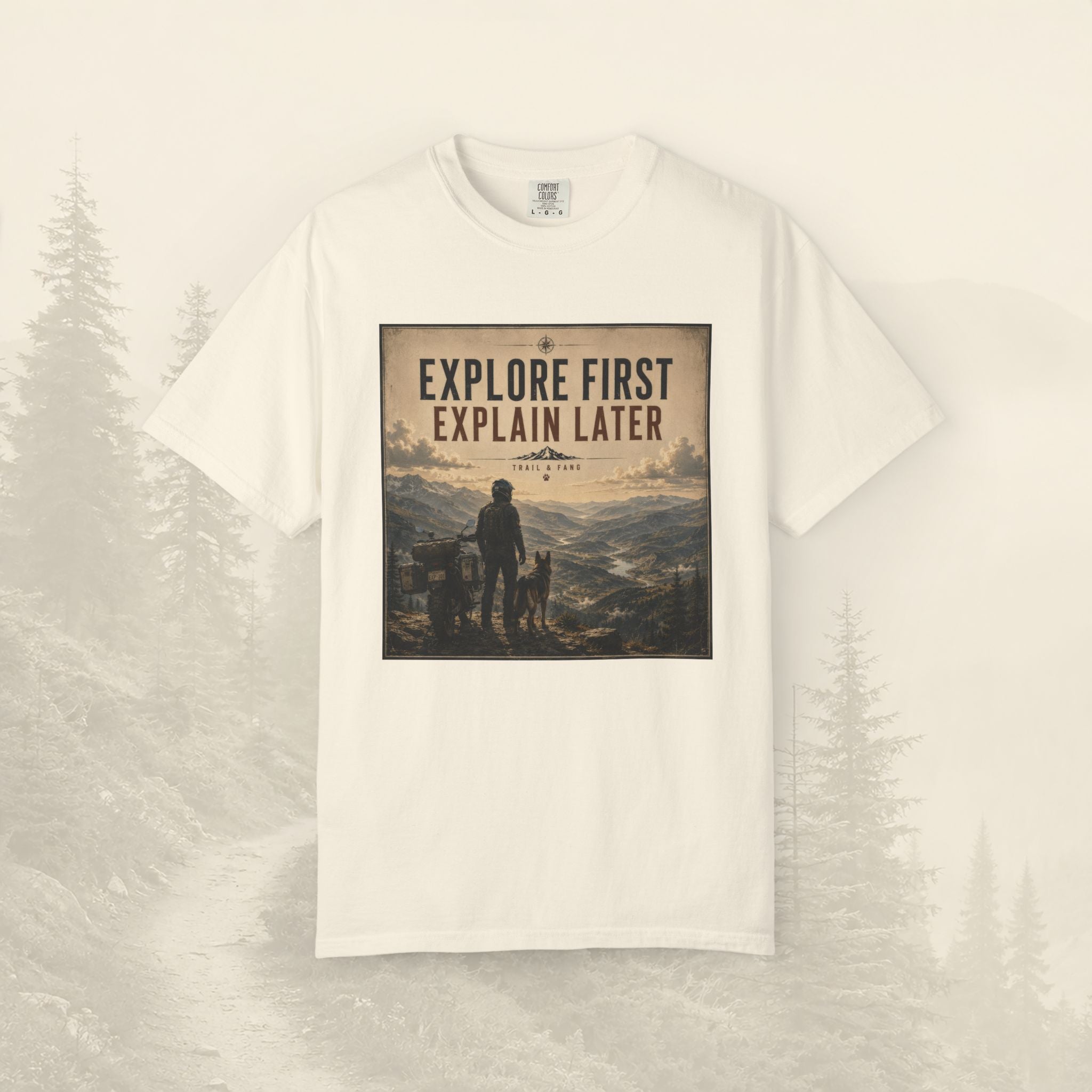 T-shirt « Explorez d'abord, expliquez ensuite »
