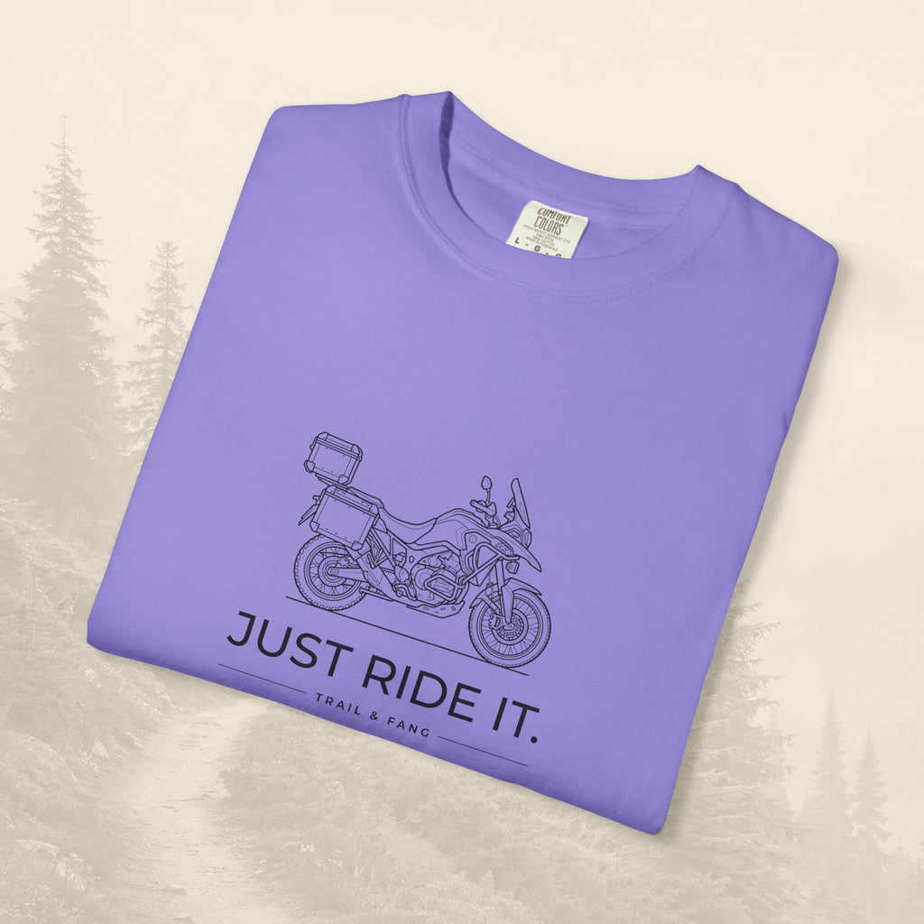 T-shirt moto d'aventure Just Ride It