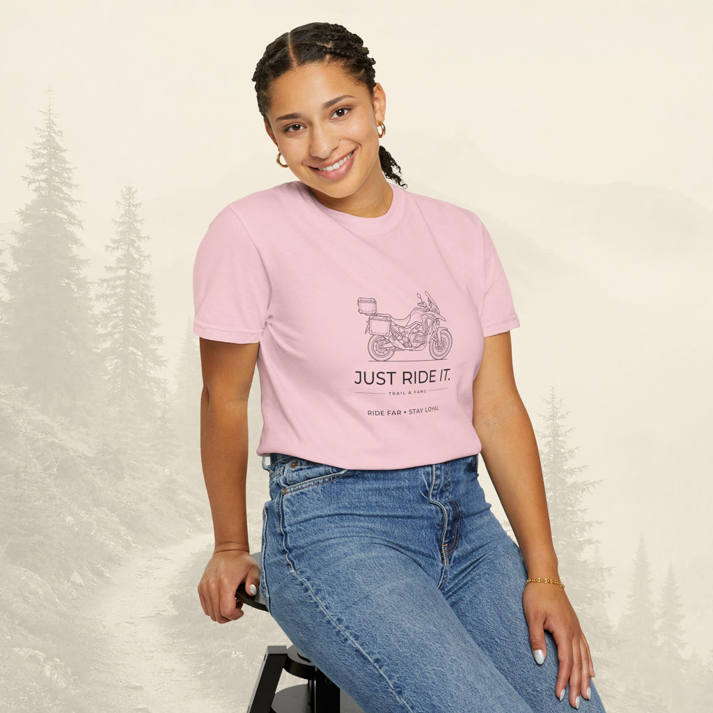 T-shirt moto d'aventure Just Ride It