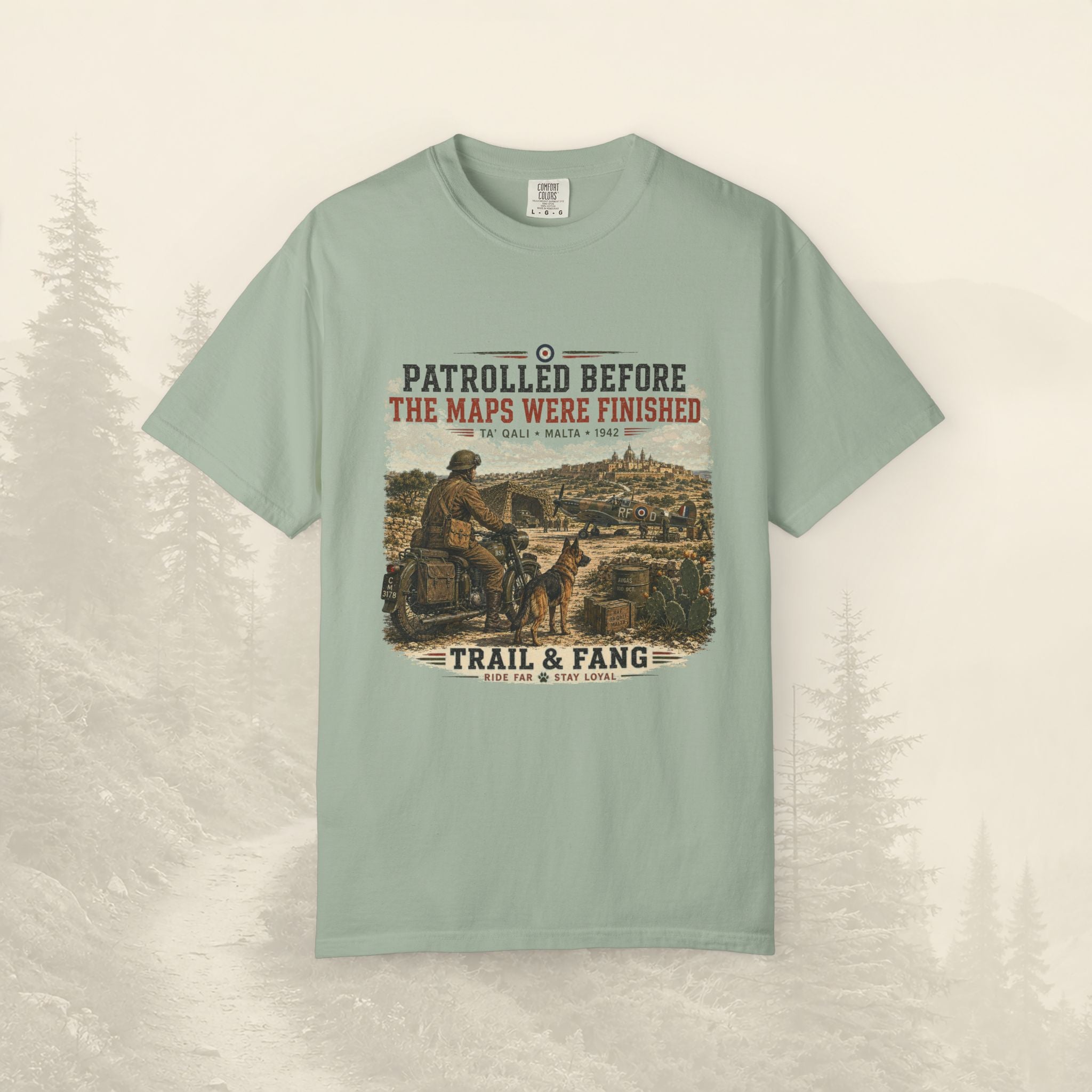 T-shirt "Patrouillé avant la fin des cartes"