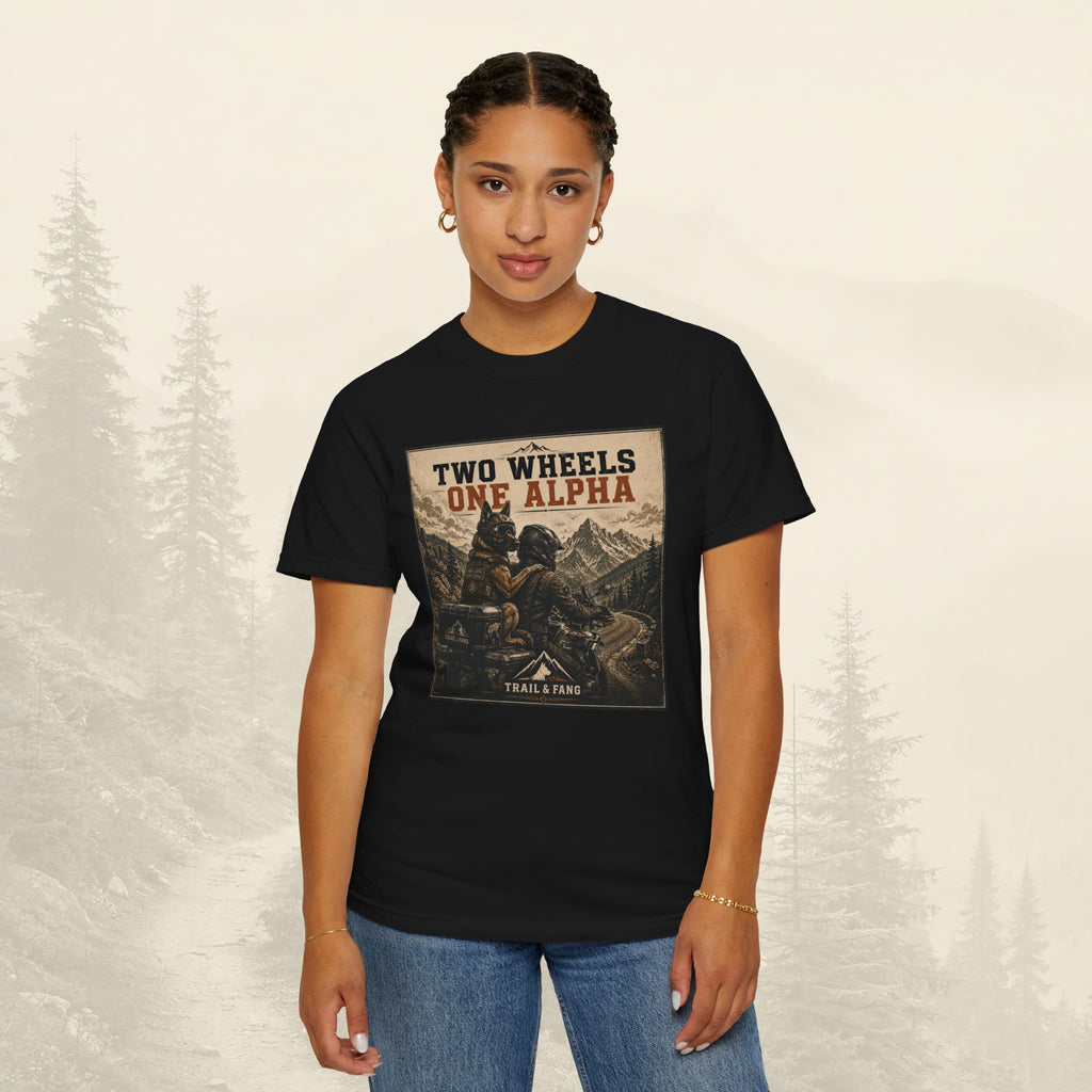 T-shirt Two Wheels One Alpha