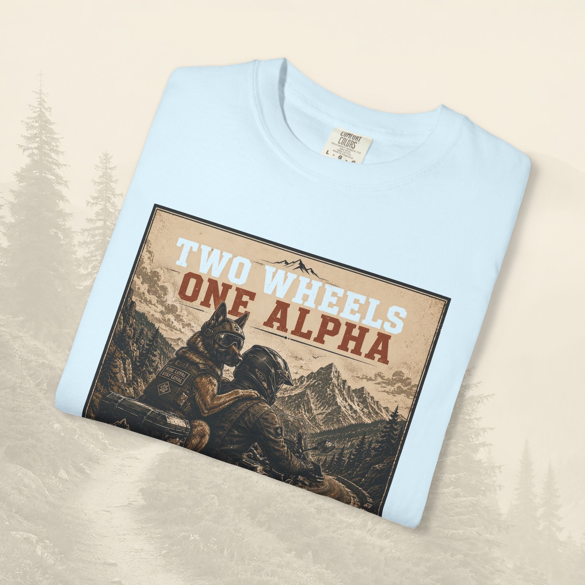 T-shirt Two Wheels One Alpha