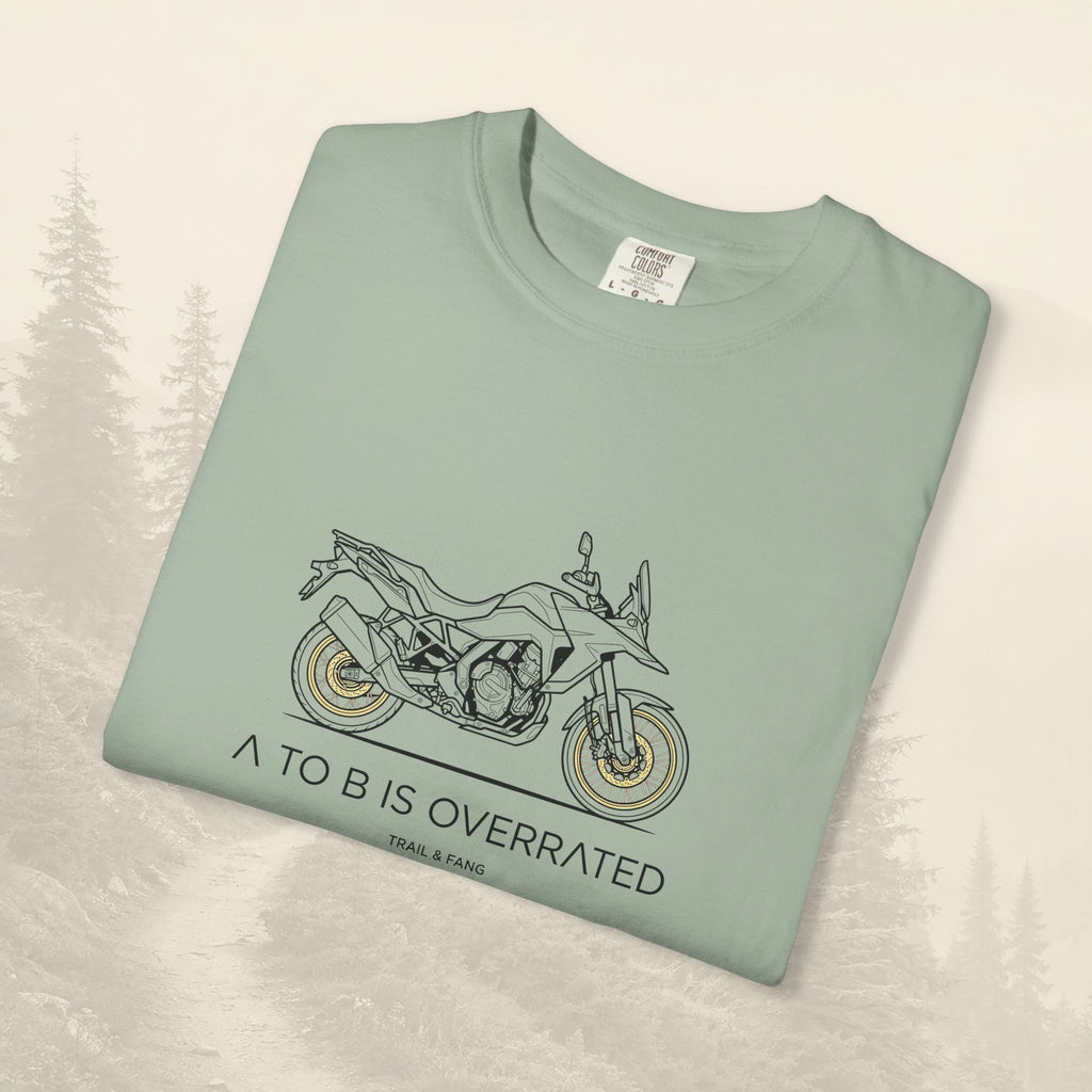 Le détour, c'est le but : T-shirt moto-aventure