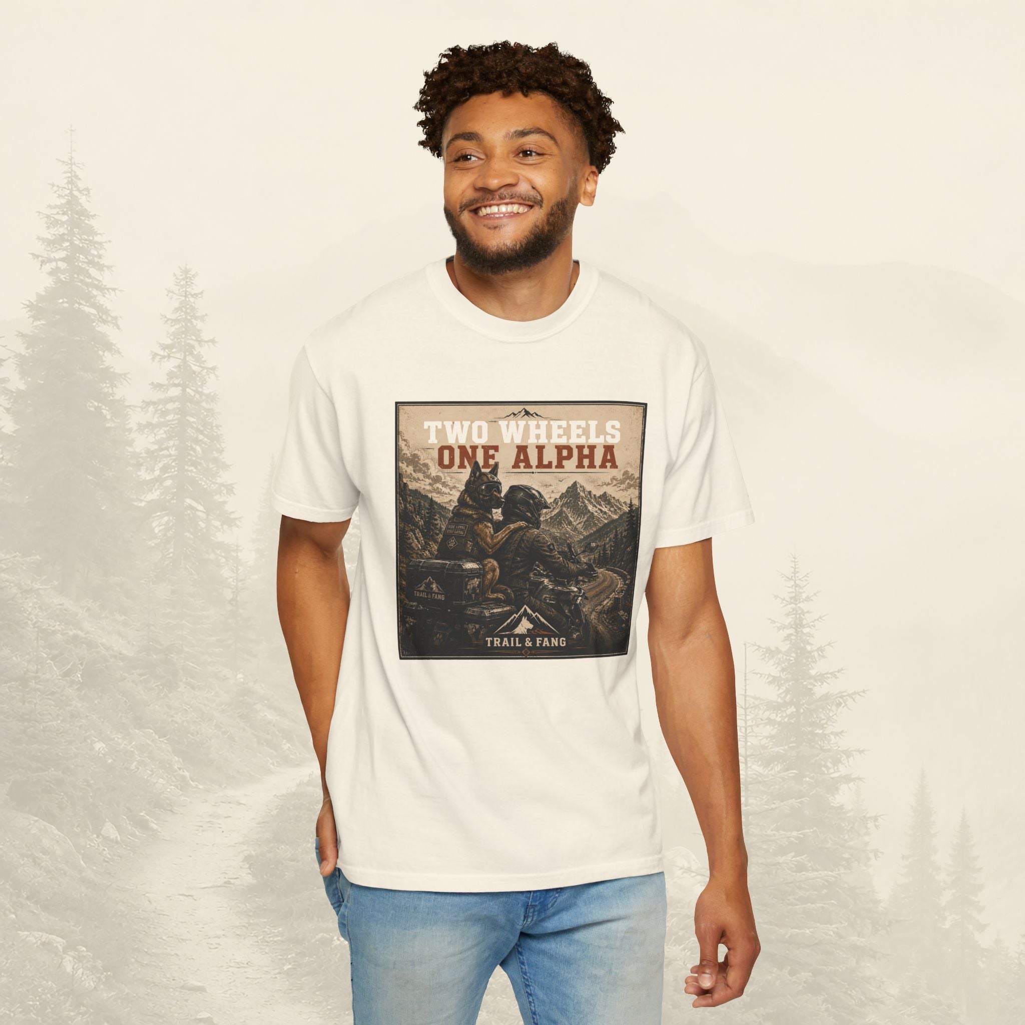 T-shirt Two Wheels One Alpha