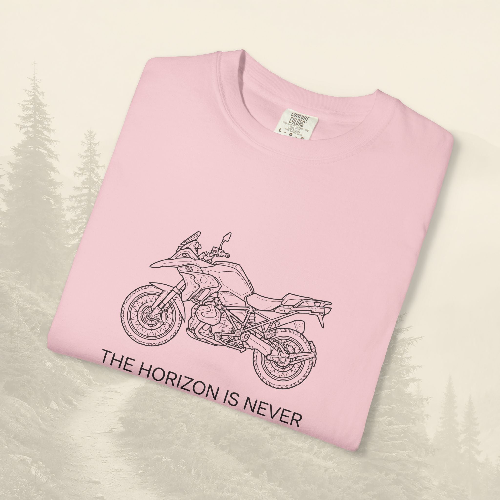 T-shirt moto Trail & Fang Horizon Destination Adventure