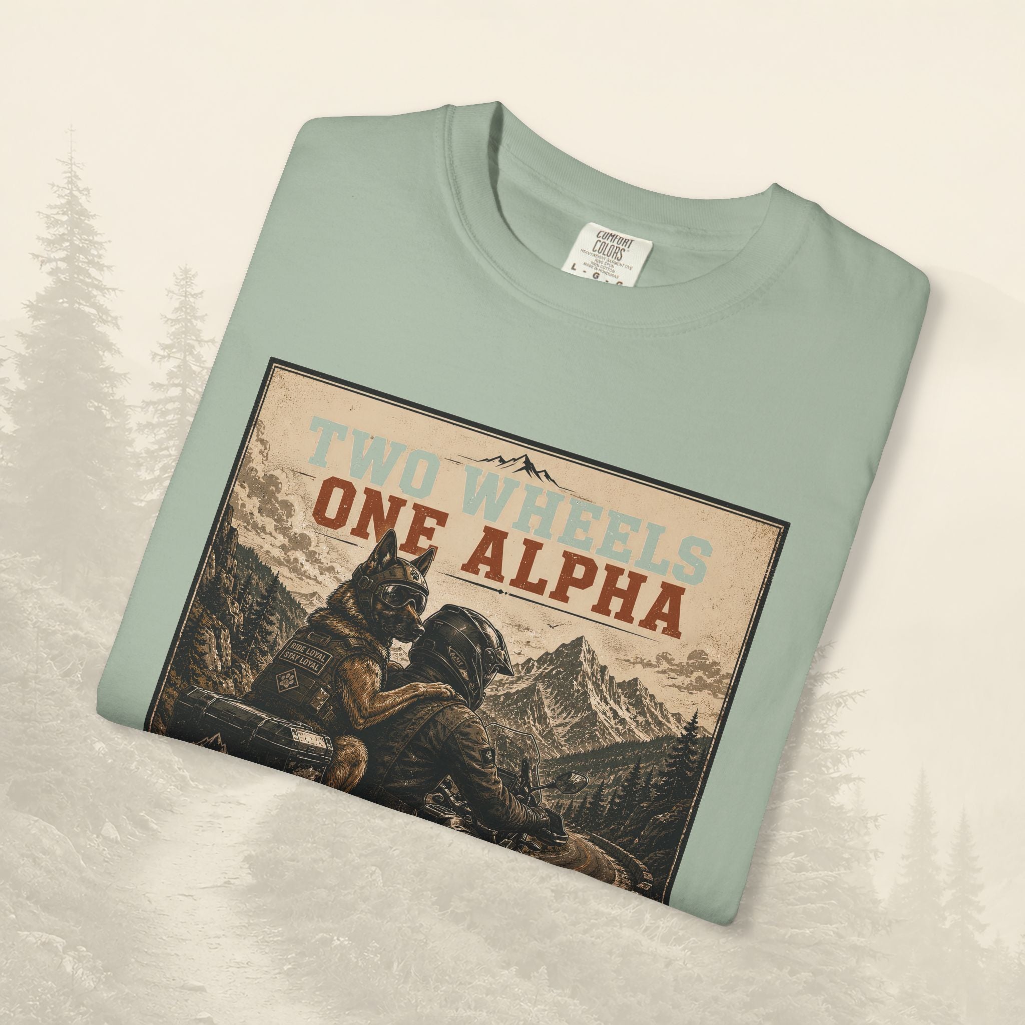 T-shirt Two Wheels One Alpha