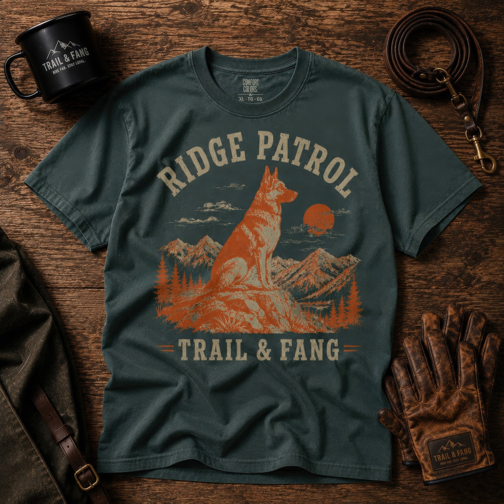T-shirt de patrouille en crête