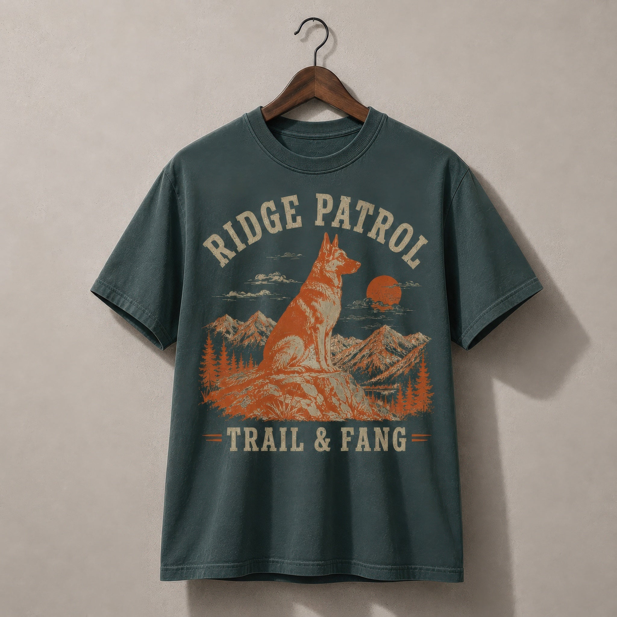 T-shirt de patrouille en crête