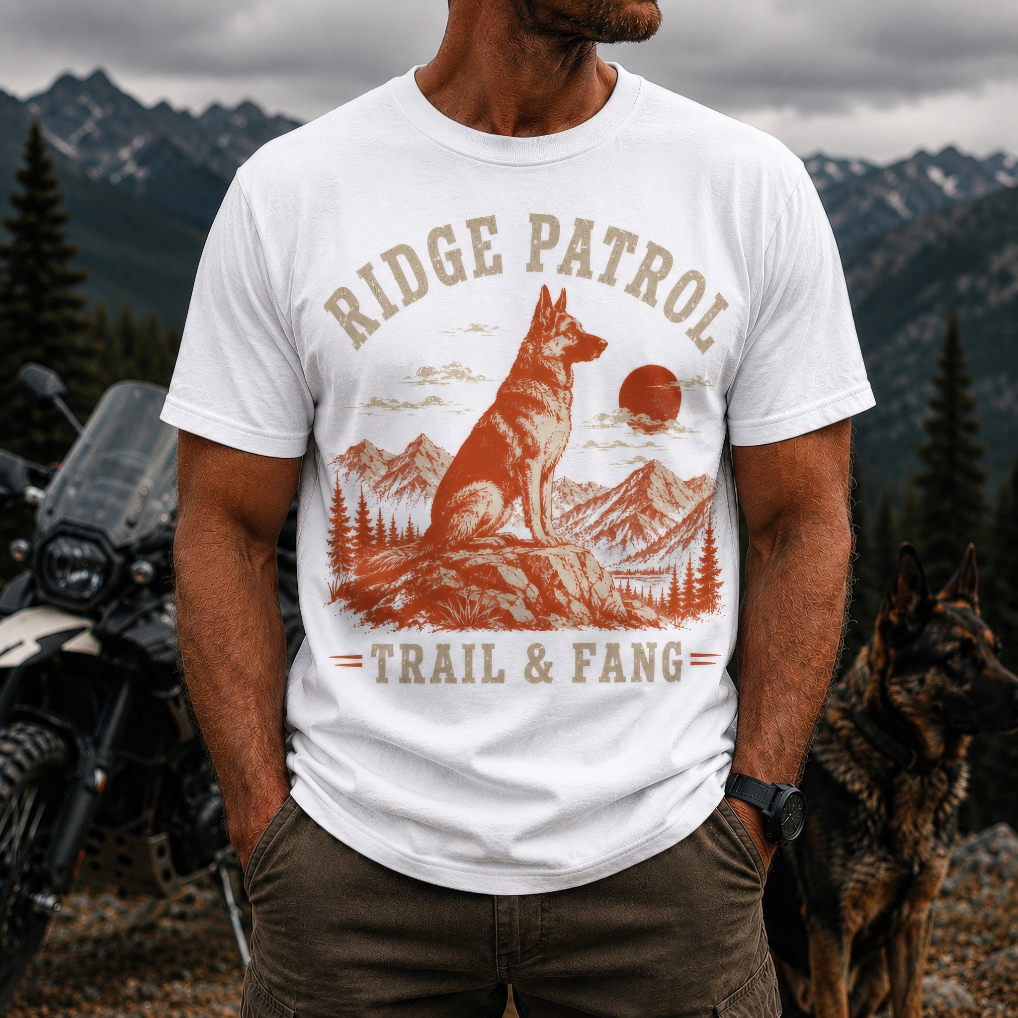 T-shirt de patrouille en crête