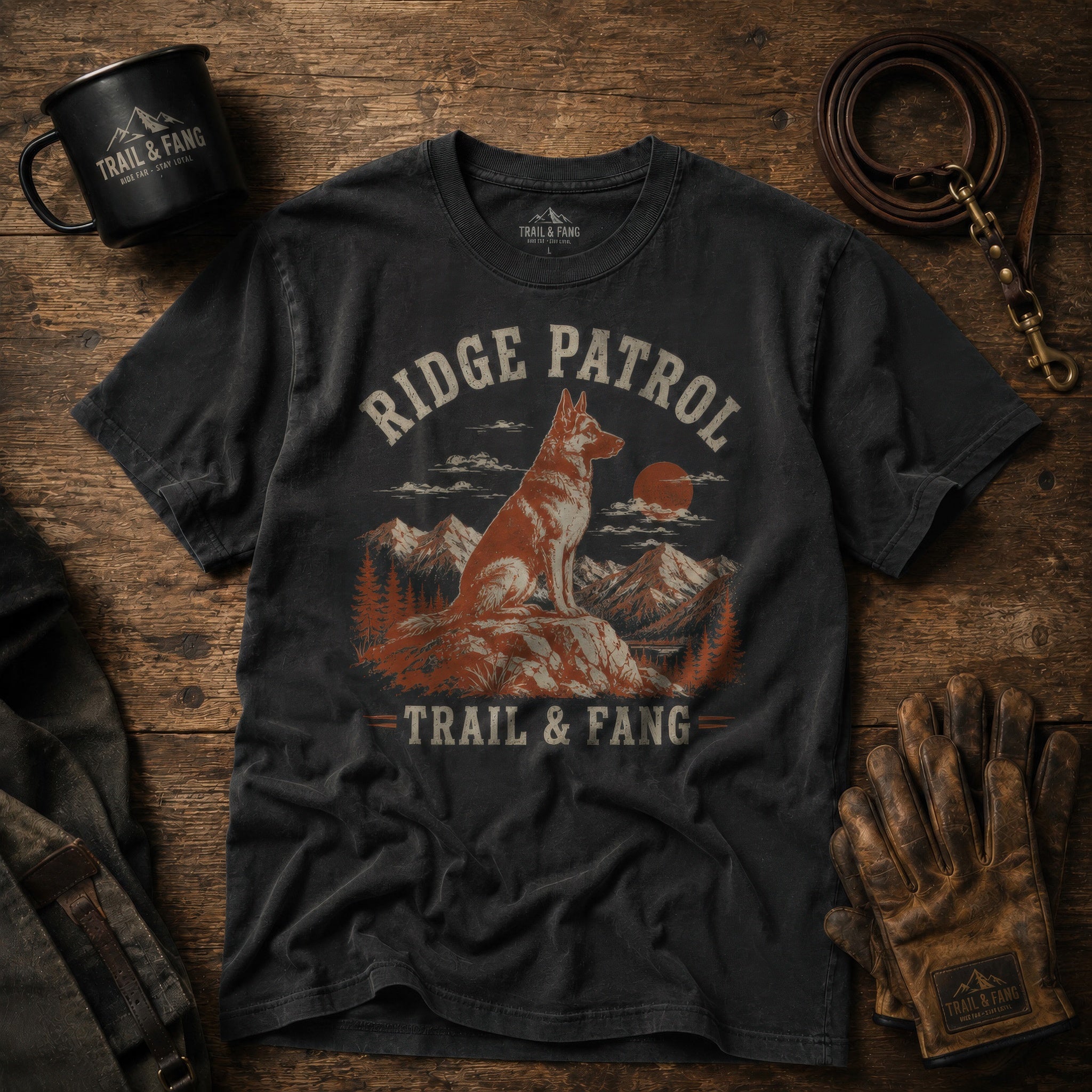 T-shirt de patrouille en crête