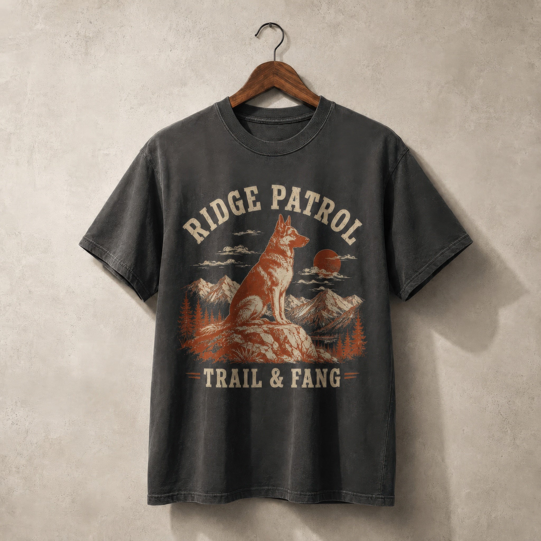 T-shirt de patrouille en crête