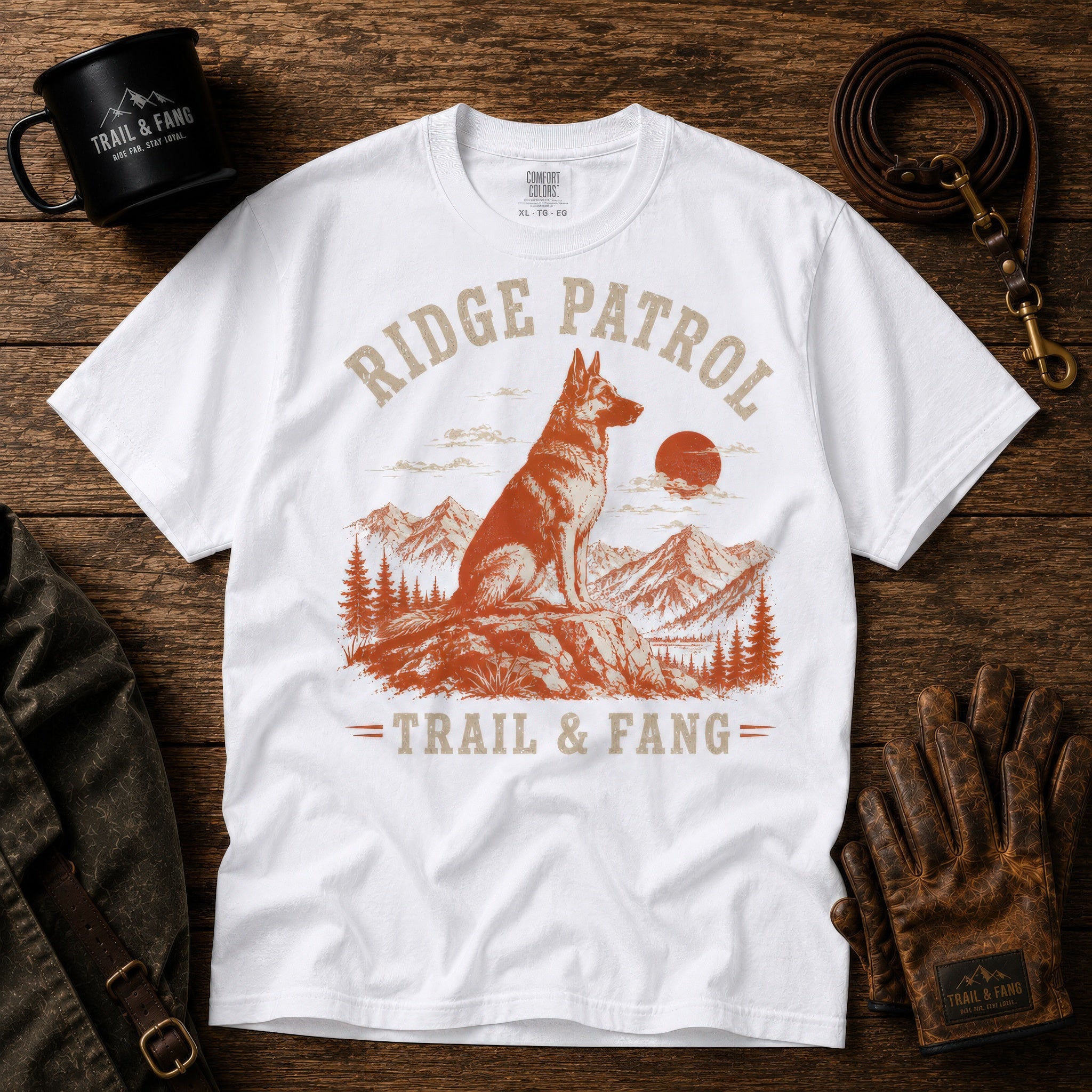 T-shirt de patrouille en crête