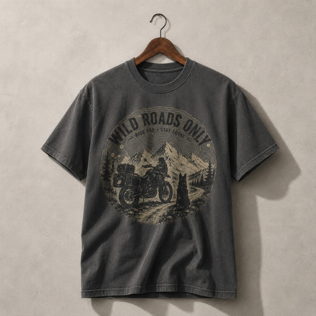 T-shirt Graphique "Wild Roads Only"