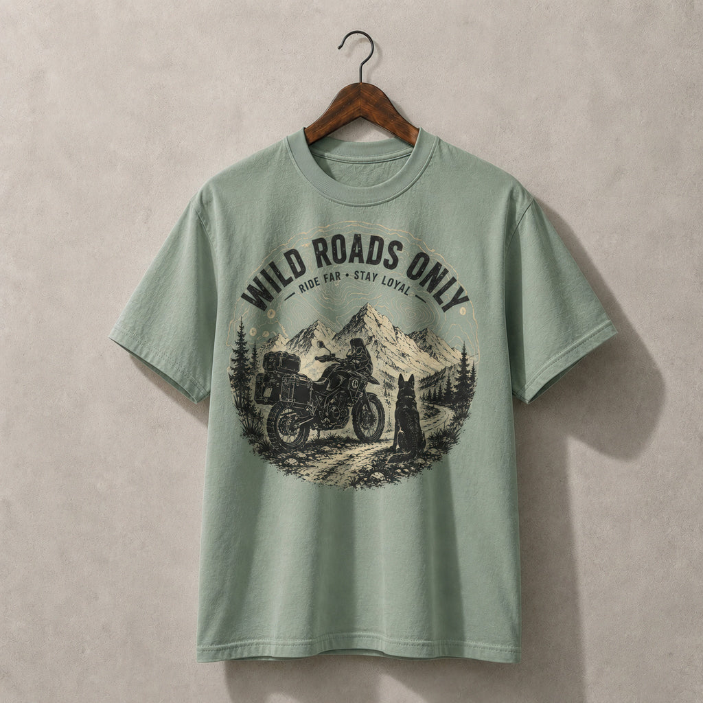 T-shirt Graphique "Wild Roads Only"