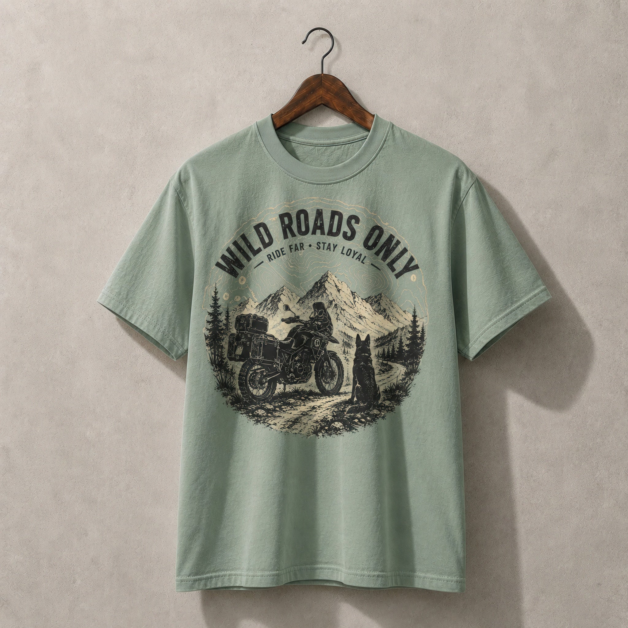 T-shirt Graphique "Wild Roads Only"