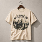 T-shirt Graphique "Wild Roads Only"