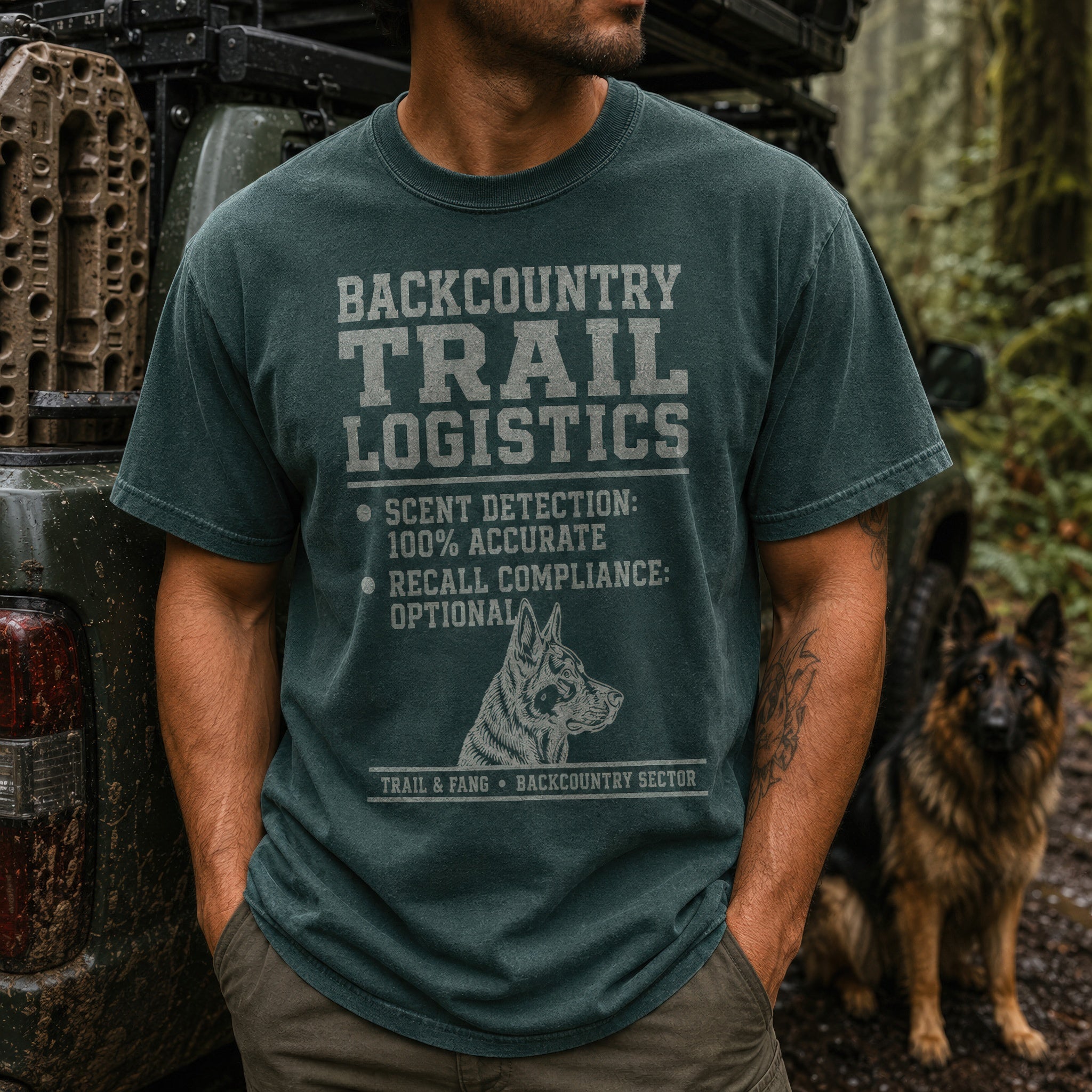 T-shirt graphique Logistique du sentier