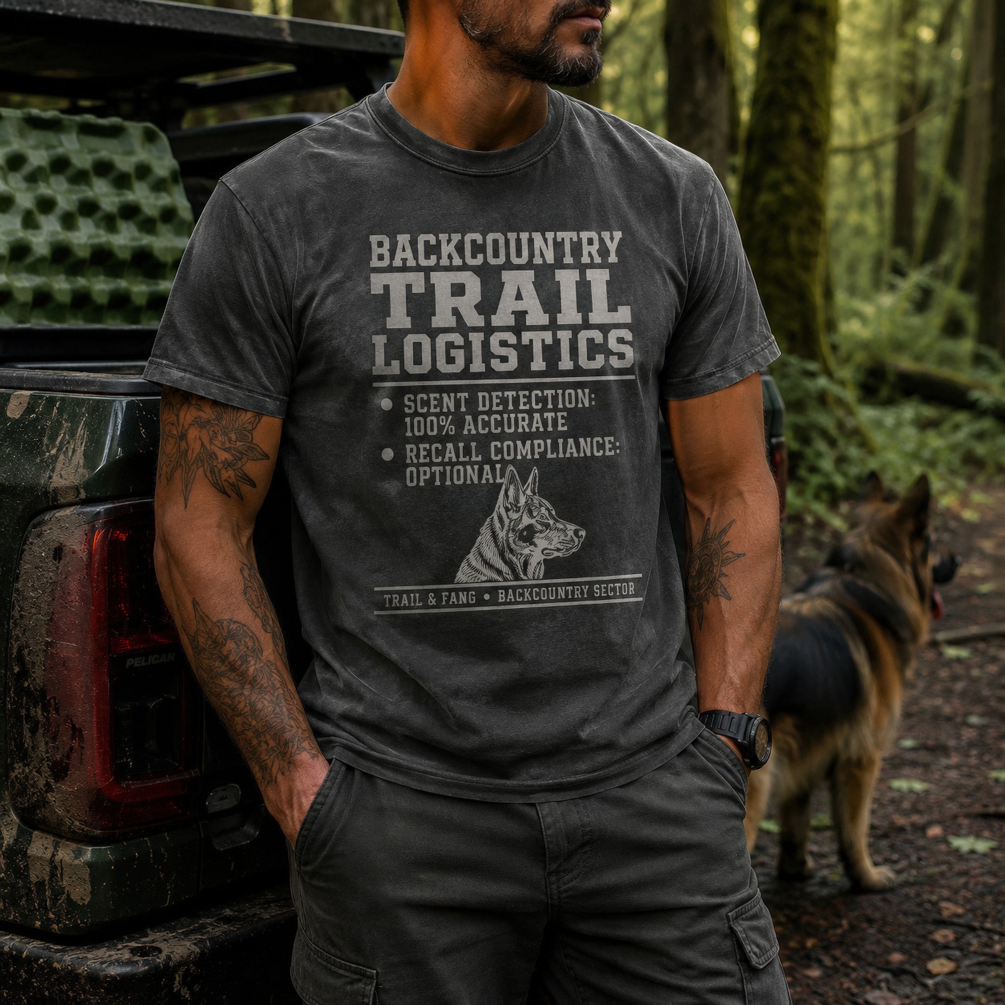 T-shirt graphique Logistique du sentier