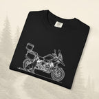 T-shirt moto d'aventure « Certains motards voyagent seuls »