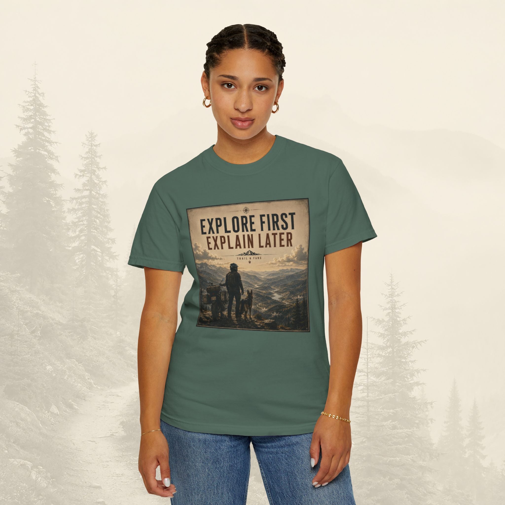 T-shirt « Explorez d'abord, expliquez ensuite »