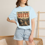 T-shirt Là où la route s'arrête