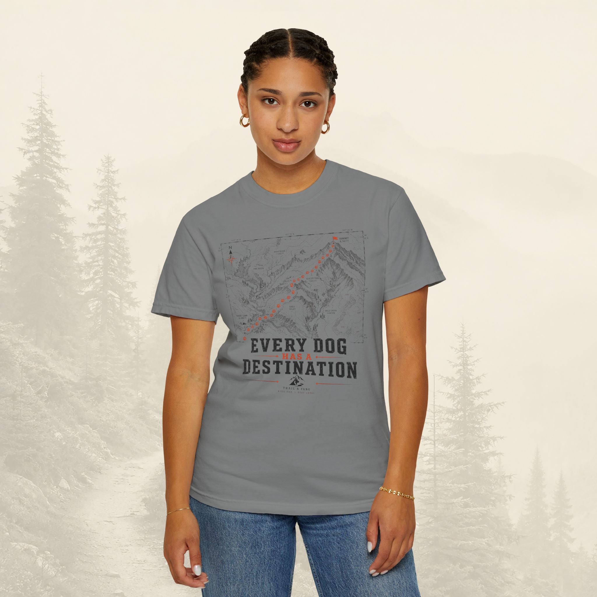 T-shirt Chaque chien a sa destination