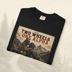 T-shirt Two Wheels One Alpha