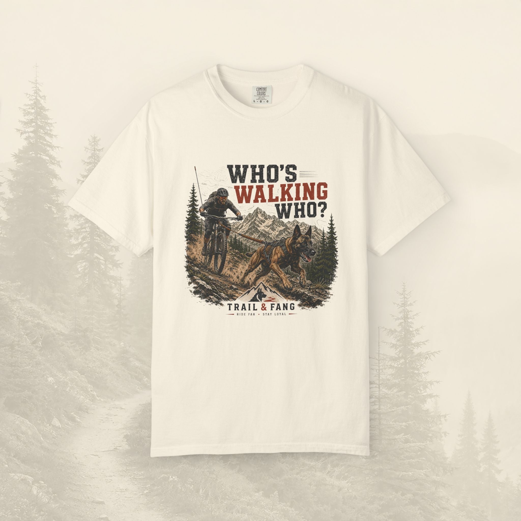 T-shirt Qui marche qui