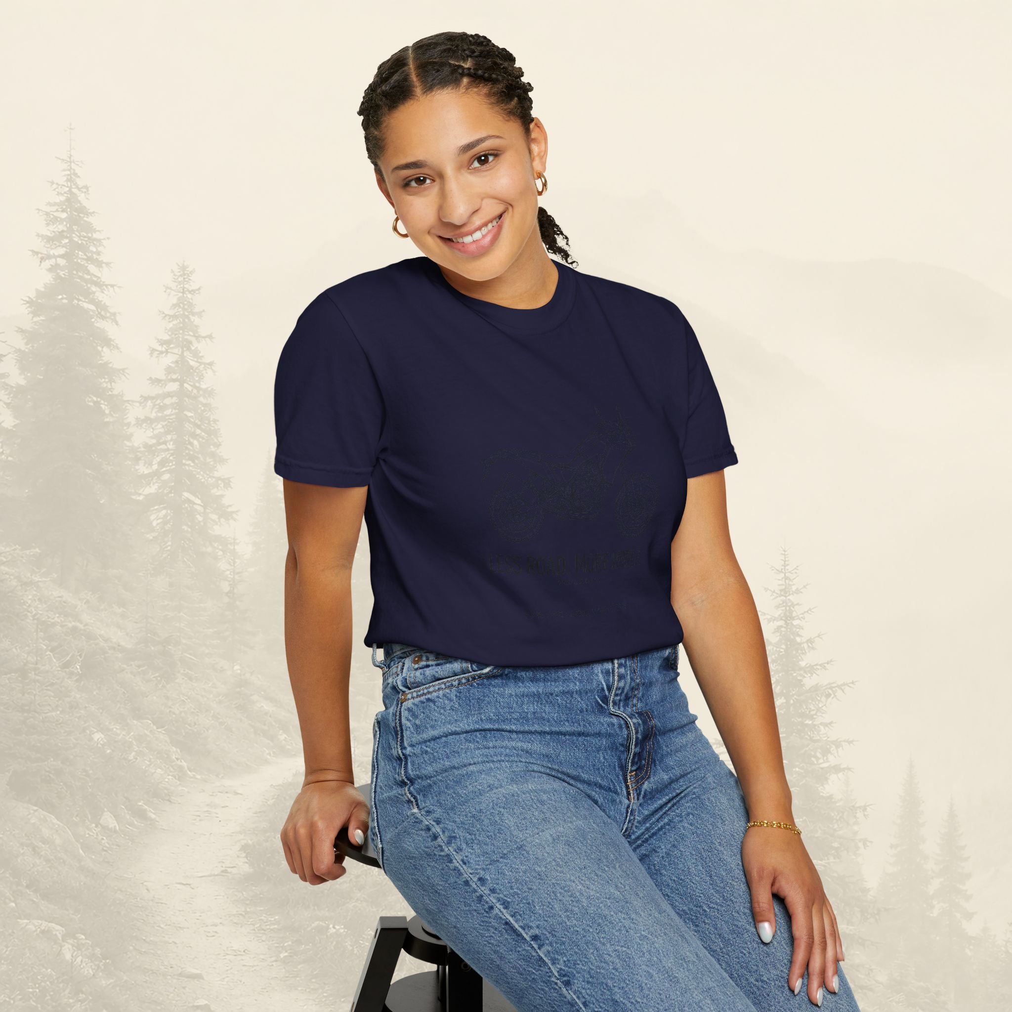 Moins de Route Plus de Monde Moto Aventure T-shirt