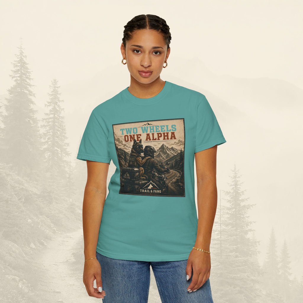 T-shirt Two Wheels One Alpha