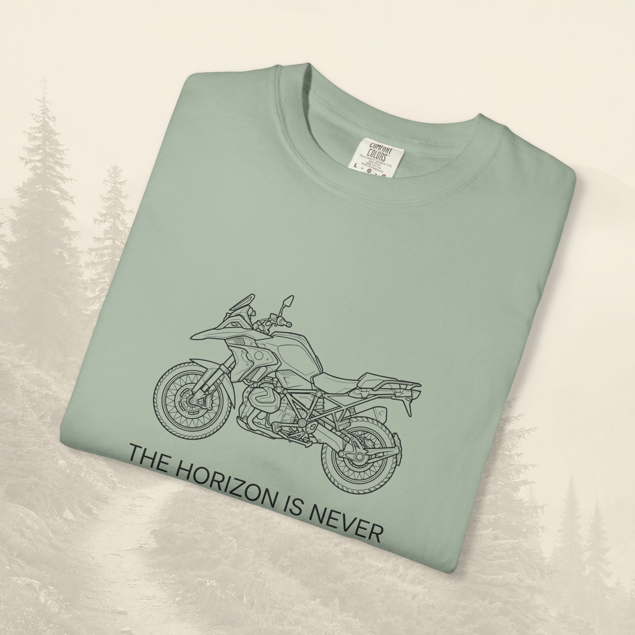T-shirt moto Trail & Fang Horizon Destination Adventure