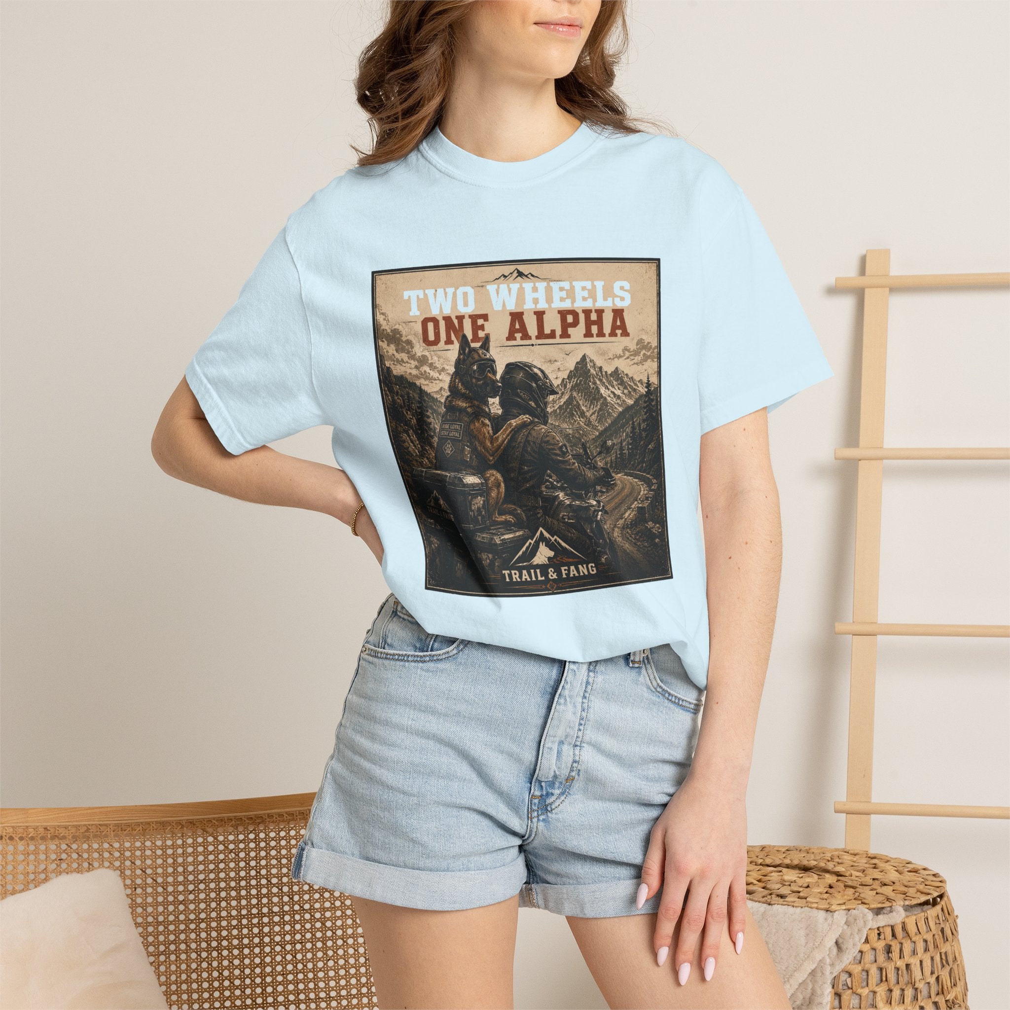T-shirt Two Wheels One Alpha