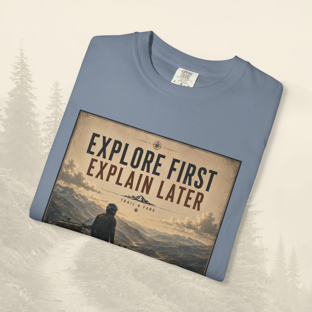 T-shirt « Explorez d'abord, expliquez ensuite »