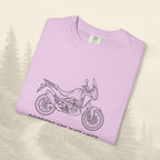 Les frontières ne sont que des lignes - T-shirt moto aventure